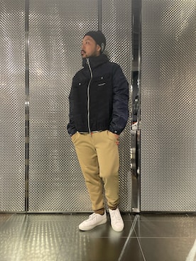 「アイテム（ニットキャップ/ビーニー）」を使った、Ponzさん（メンズ・179cm・30代）の秋コーディネート