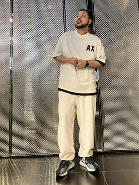 「ほめられ本命コーデ」｜「アイテム（スウェットパンツ）」を使った、Ponzさん（メンズ・179cm）の冬コーディネート