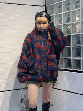 「jouetie（ジュエティ）のアイテム（ブルゾン）」を使った、KANONさん（レディース・158cm）の秋コーディネート