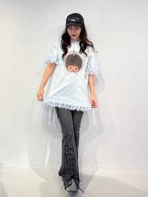 Bebichhichi×jouetie】レースドッキングルーズTシャツ｜ジュエティ