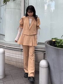 FRUITSZIPPER鎮西寿々歌】クロップドジャケット｜ジュエティ（jouetie