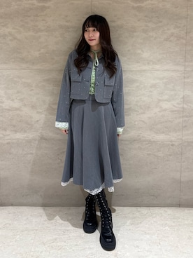 「アイテム（セットアップ）」を使った、KANONさん（レディース・158cm）の冬コーディネート