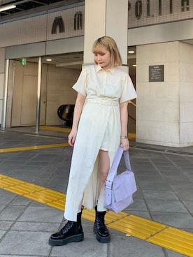 「ショーパン」｜「アイテム（ワンピース/ドレス）」を使った、KANONさん（レディース・158cm）の夏コーディネート