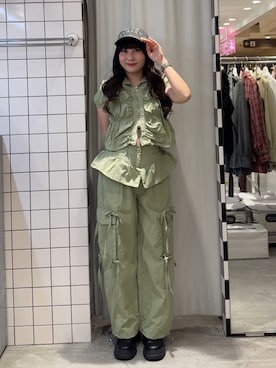 「アイテム（その他トップス）」を使った、KANONさん（レディース・158cm）の春コーディネート