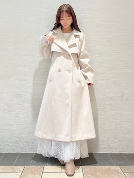 「dazzlin（ダズリン）のアイテム（その他アウター）」を使った、mikako さん（レディース・153cm）の夏コーディネート