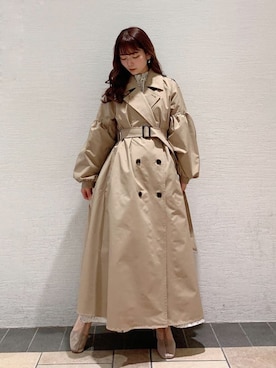 「消えそうな色コーデ」｜「アイテム（ワンピース/ドレス）」を使った、mikako さん（レディース・153cm）の冬コーディネート