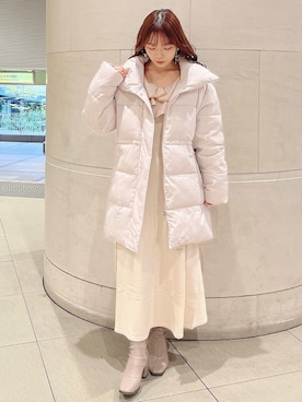「ダズリン」｜「アイテム（ブルゾン）」を使った、mikako さん（レディース・153cm）の秋コーディネート