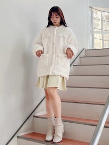dazzlin　ホールガーメントミニワンピース ダズリン dazzlin ホールガーメントミニワンピース （パープル