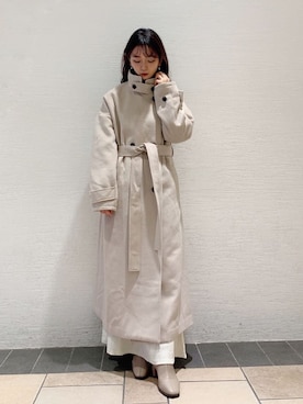 「マーメイド」｜「アイテム（ジャケット/アウター）」を使った、mikako さん（レディース・153cm）の秋コーディネート