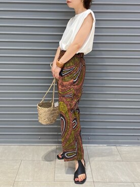 岸本安純さん（レディース・152cm）の春コーディネート