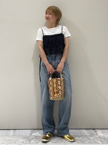 Ungrid スリットデザインスクエアトゥフラットシューズ スリットデザインスクエアトゥフラットシューズ｜アングリッド