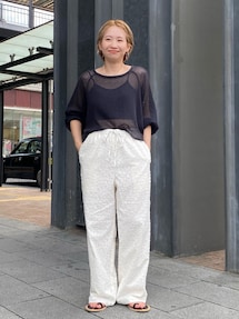 Ungrid　ベロアラフパンツ ベロアラフパンツ｜アングリッド（Ungrid）公式通販｜RUNWAY