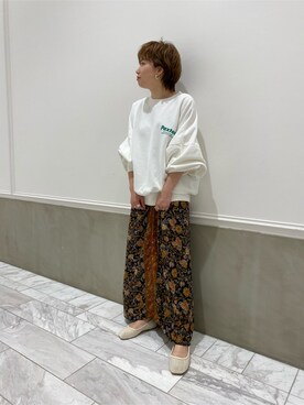 岸本安純さん（レディース・152cm）の冬コーディネート