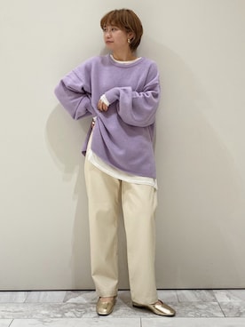 岸本安純さん(レディース・152cm)の冬コーディネート