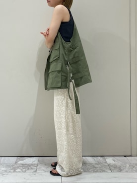 岸本安純さん(レディース・152cm)の春コーディネート