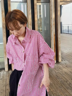 岸本安純さん(レディース・152cm)の夏コーディネート