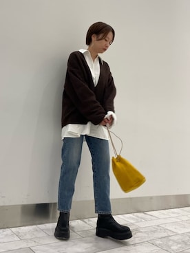 岸本安純さん（レディース・152cm）の秋コーディネート