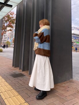 岸本安純さん(レディース・152cm)の秋コーディネート