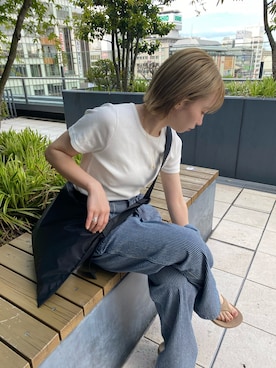 岸本安純さん（レディース・152cm）の春コーディネート