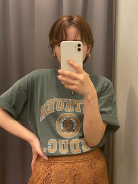 岸本安純さん(レディース・152cm)の夏コーディネート