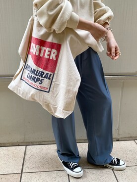 岸本安純さん(レディース・152cm)の冬コーディネート