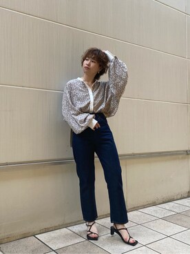 岸本安純さん（レディース・152cm）の春コーディネート