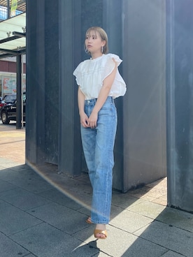 岸本安純さん（レディース・152cm）の春コーディネート