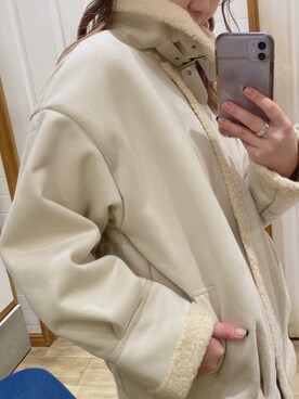 「ダズリン」｜「アイテム（ブルゾン）」を使った、yuki さん（レディース・157cm）の秋コーディネート