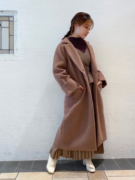 「マキシスカート」｜「アイテム（その他アウター）」を使った、yuki さん（レディース・157cm）の夏コーディネート