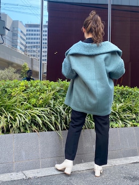 「ダズリン」｜「アイテム（その他アウター）」を使った、yuki さん（レディース・157cm）の夏コーディネート
