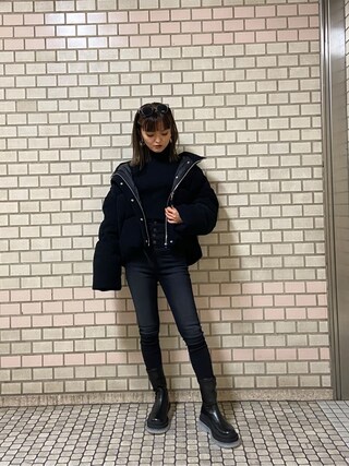EMODA（エモダ）の「ハイネックコーデュロイダウン（ダウンジャケット 