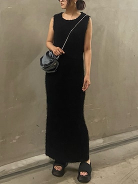 「EMODA（エモダ）のアイテム（バッグ）」を使った、kasumiさん（レディース・156cm）の夏コーディネート