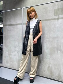 極美品 EMODA アシンメトリーカットバルキーサンダル 極美品 EMODA アシンメトリーカットバルキーサンダル