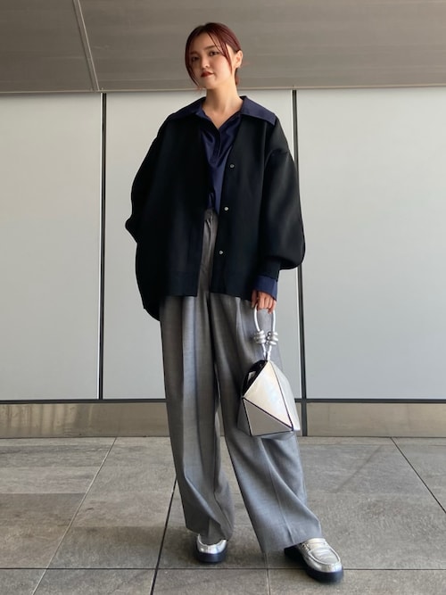 ELENDEEK Vネックフォルムカーディガン チャコールグレー V－NECK FORM CD | ELENDEEK/エレンディーク | 三越