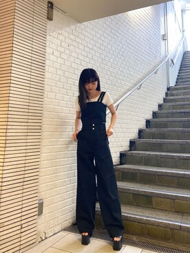 「EMODA（エモダ）のアイテム（その他トップス）」を使った、kasumiさん（レディース・156cm）の春コーディネート