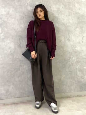 kasumiさん（レディース・156cm）の秋コーディネート