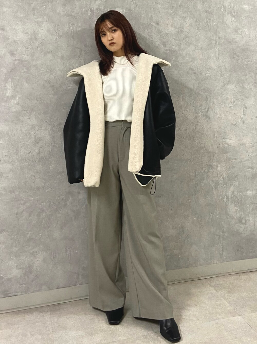 ELENDEEK（エレンディーク）の「2WAYボアフォーレザーコート（その他 