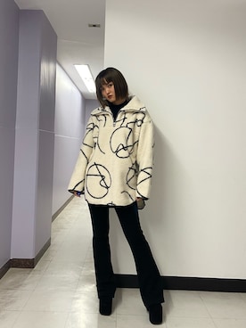 「EMODA（エモダ）のアイテム（その他トップス）」を使った、kasumiさん（レディース・156cm）の秋コーディネート