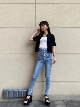 kasumiさん（レディース・156cm）の春コーディネート