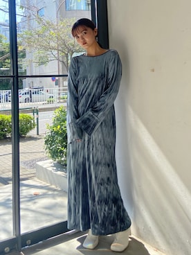 「ELENDEEK」｜「アイテム（ワンピース/ドレス）」を使った、kasumiさん（レディース・156cm）の冬コーディネート