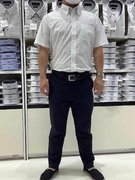 「ビジネスシャツ」｜BRICK HOUSE by Tokyo Shirts 筑紫野イオンモール店さん（メンズ・160cm）の夏コーディネート