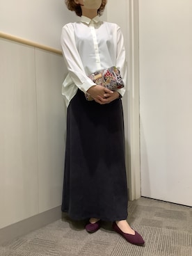 「アイテム（ポーチ）」を使った、BRICK HOUSE by Tokyo Shirts 筑紫野イオンモール店さん（レディース・164cm）の秋コーディネート