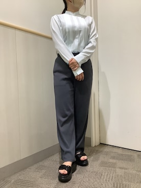 「お仕事コーデ」｜BRICK HOUSE by Tokyo Shirts 筑紫野イオンモール店さん（レディース・152cm）の秋コーディネート