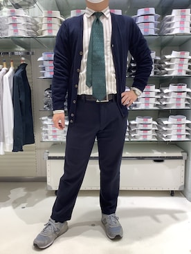 「低身長男子」｜BRICK HOUSE by Tokyo Shirts 筑紫野イオンモール店さん（メンズ・160cm）の冬コーディネート