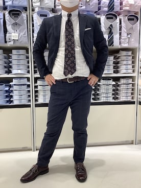 BRICK HOUSE by Tokyo Shirts 筑紫野イオンモール店さん（メンズ・160cm）の冬コーディネート