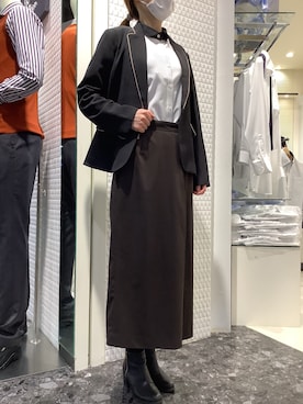 BRICK HOUSE by Tokyo Shirts 筑紫野イオンモール店さん（レディース・160cm）の冬コーディネート