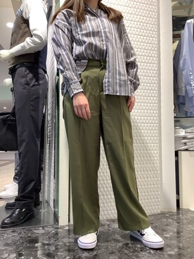 BRICK HOUSE by Tokyo Shirts 筑紫野イオンモール店さん（レディース・162cm）の春コーディネート