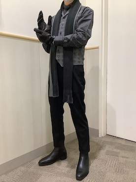 BRICK HOUSE by Tokyo Shirts 筑紫野イオンモール店さん（メンズ・168cm）の冬コーディネート