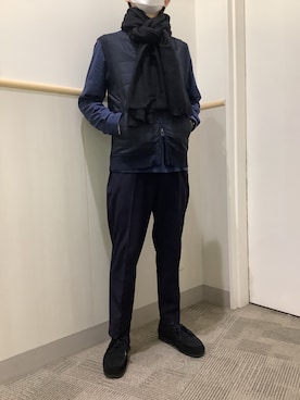 「アイテム（ポロシャツ）」を使った、BRICK HOUSE by Tokyo Shirts 筑紫野イオンモール店さん（メンズ・168cm）の秋コーディネート