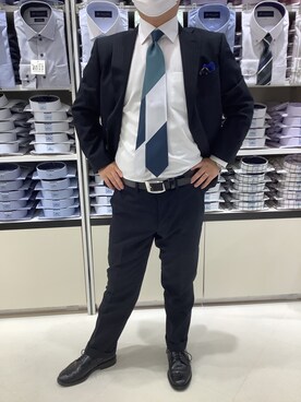 「低身長男子」｜BRICK HOUSE by Tokyo Shirts 筑紫野イオンモール店さん（メンズ・160cm）の冬コーディネート